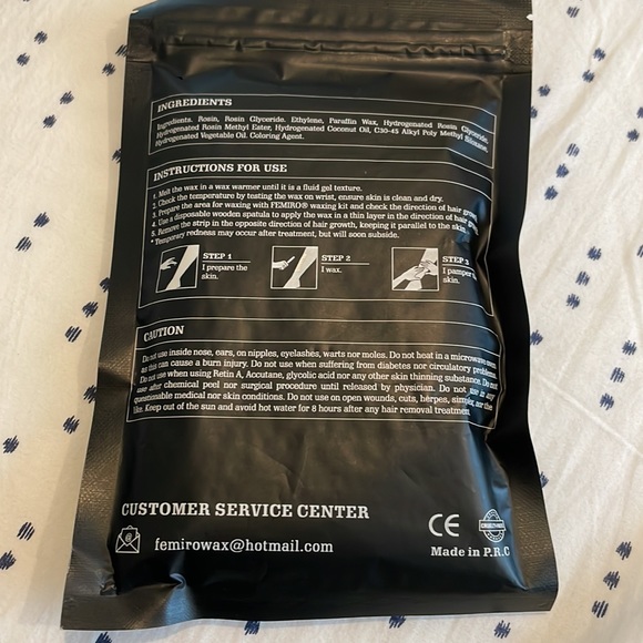 Hard wax beans and waxing strips bundle - Picture 3 of 4